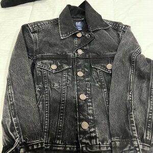 NWT Boys Black Jean Jacket